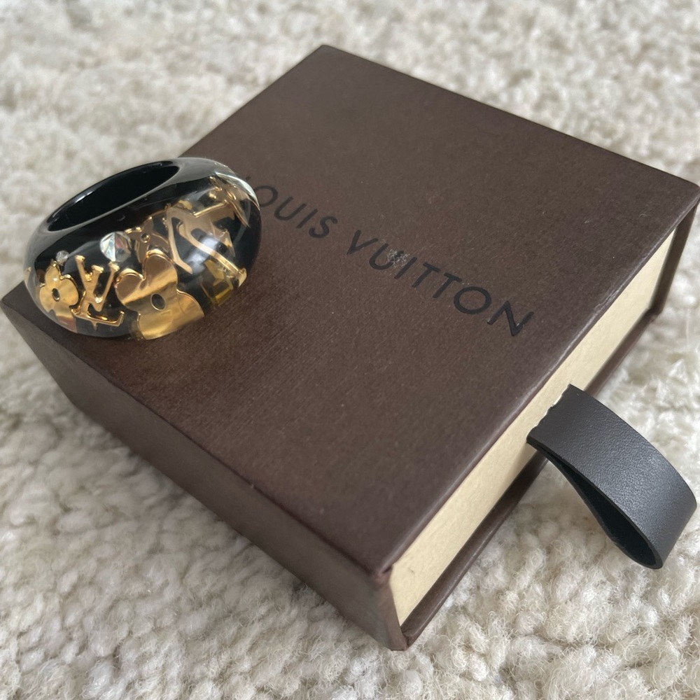 Authentic Louis Vuitton Inclusion Dome Ring - Picture 6 of 6